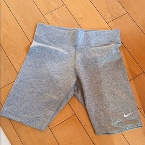 Nike Women's Heather Gray Bike Shorts